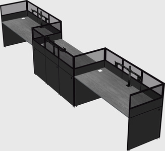 Rectangular cubicles