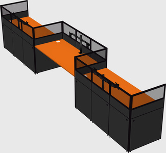 Cabines rectangulaires