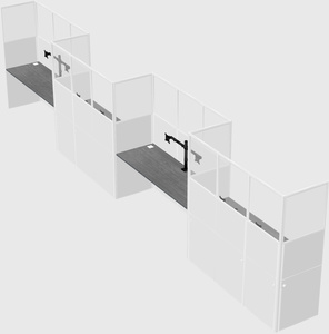 Cabines rectangulaires