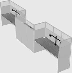 Rectangular cubicles