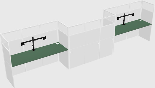 Rectangular cubicles