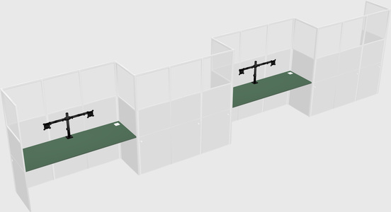 Rectangular cubicles