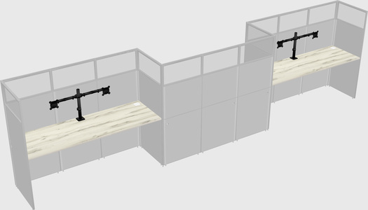 Rectangular cubicles