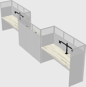 Rectangular cubicles