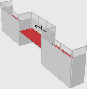 Rectangular cubicles