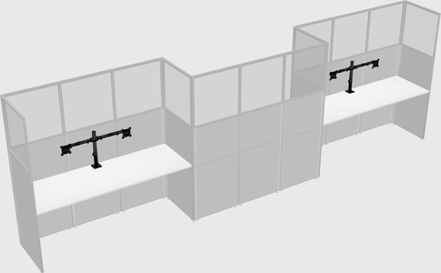 Rectangular cubicles