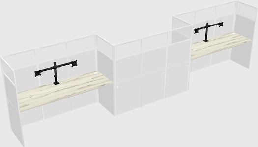Cabines rectangulaires
