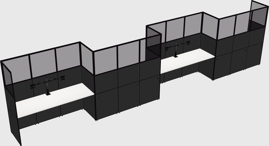 Cabines rectangulaires