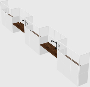 Rectangular cubicles