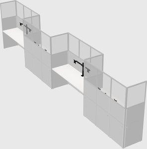 Rectangular cubicles
