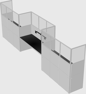 Rectangular cubicles