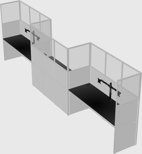 Rectangular cubicles