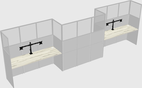 Rectangular cubicles