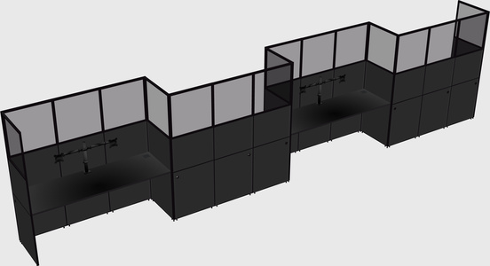 Rectangular cubicles