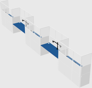 Rectangular cubicles