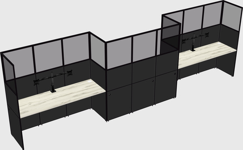 Rectangular cubicles