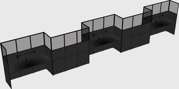 Rectangular cubicles
