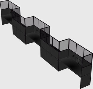 Rectangular cubicles
