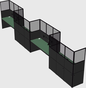 Rectangular cubicles