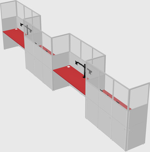 Rectangular cubicles