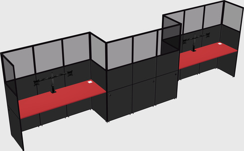 Rectangular cubicles