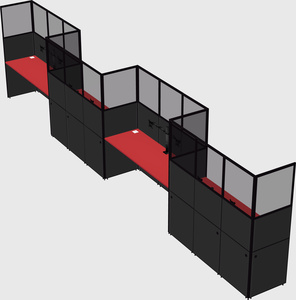 Rectangular cubicles