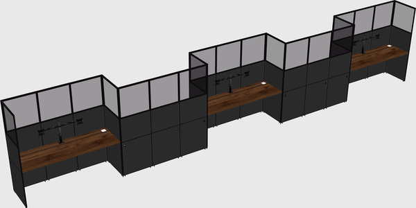 Rectangular cubicles
