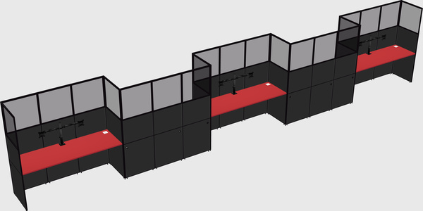 Cabines rectangulaires