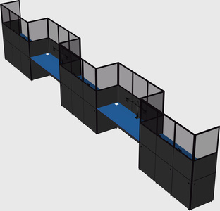Rectangular cubicles