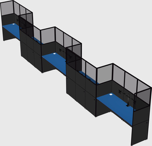 Rectangular cubicles