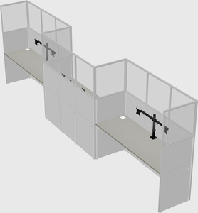 Rectangular cubicles
