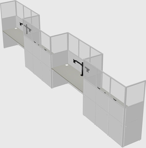 Rectangular cubicles