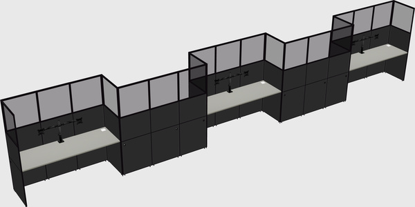 Cabines rectangulaires