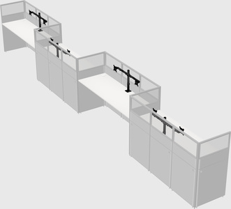 Rectangular cubicles