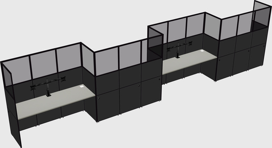 Rectangular cubicles