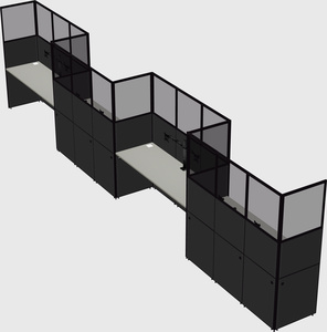 Rectangular cubicles