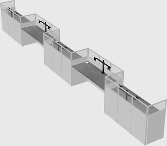 Rectangular cubicles