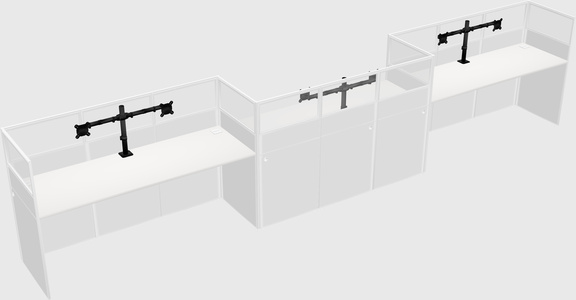 Rectangular cubicles