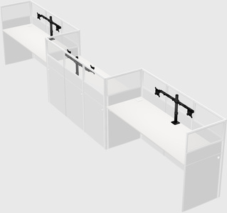 Rectangular cubicles