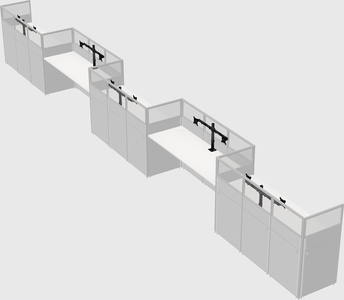 Rectangular cubicles