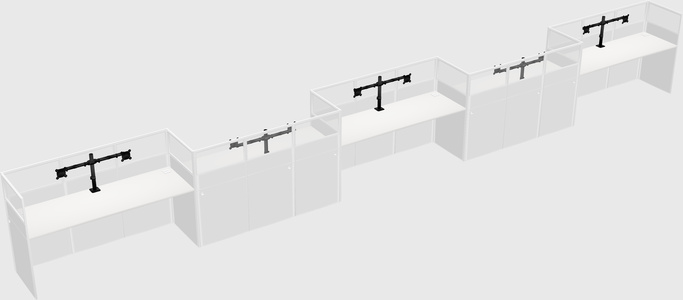 Rectangular cubicles