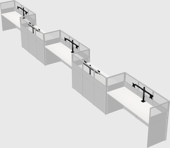 Rectangular cubicles
