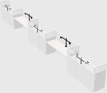 Rectangular cubicles
