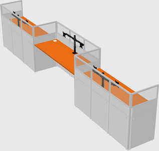 Rectangular cubicles