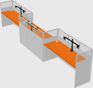 Rectangular cubicles