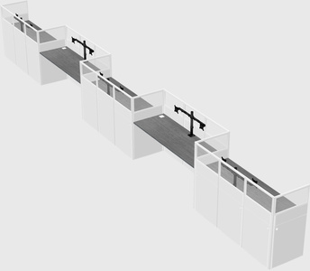 Cabines rectangulaires