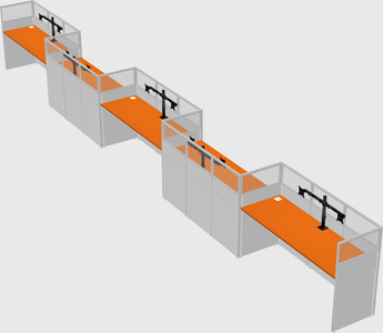 Rectangular cubicles