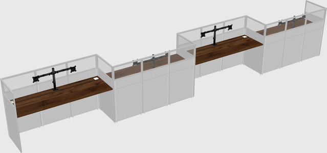 Rectangular cubicles