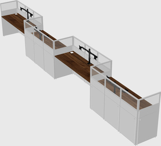 Rectangular cubicles