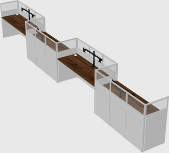 Rectangular cubicles